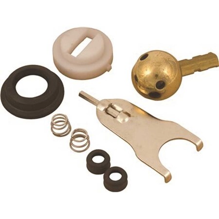 Proplus Kitchen Faucet Repair Kit for Delta Crystal Handled Faucets W/ Lead Free Brass 133711LF